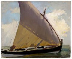 Joaquin Sorolla, Barcas A La Mar Valencia - 1904