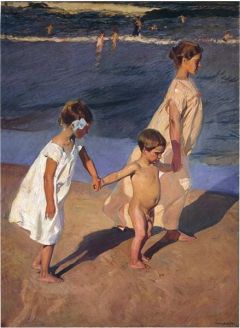 Joaquin Sorolla, To The Water Valencia - 1908