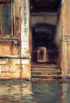 John Singer Sargent Venetian Passageway 1905