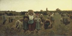 Jules Breton Calling In The Gleaners