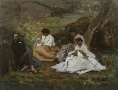 Jules Breton Family Reunion At Bourron Marlotte