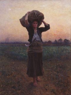 Jules Breton Shepherd S Star