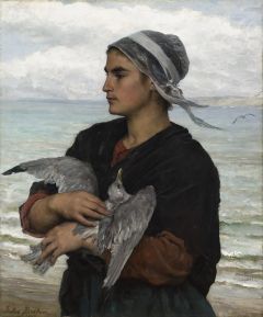 Jules Breton The Wounded Seagull