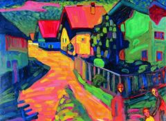Kandinsky Murnau Street With Women