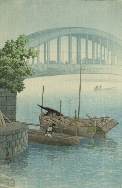 Kawase Hasui Eitai Bridge 1937