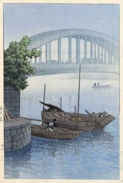 Kawase Hasui Eitai Bridge Tokyo 1937