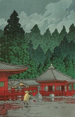 Kawase Hasui Futatsu Hall Nikko Gate 1929