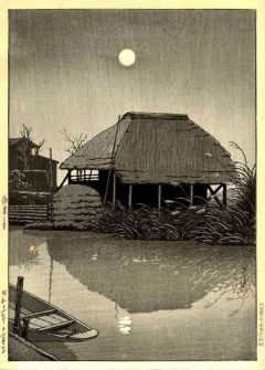 Kawase Hasui Moon At Itako 1936