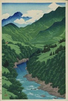 Kawase Hasui Yanagawa In Kai Province 1921