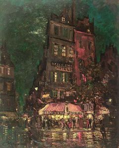 Konstantin Korovin Paris Venice Street 1927