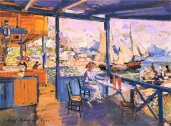 Konstantin Korovin Pier In Gurzuf 1914