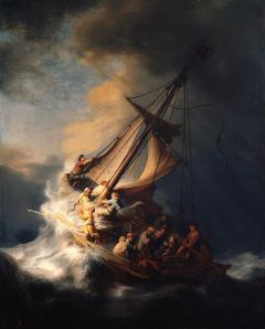 Le Christ Dans La Tempete Sur La Mer De Galilee De Rembrandt