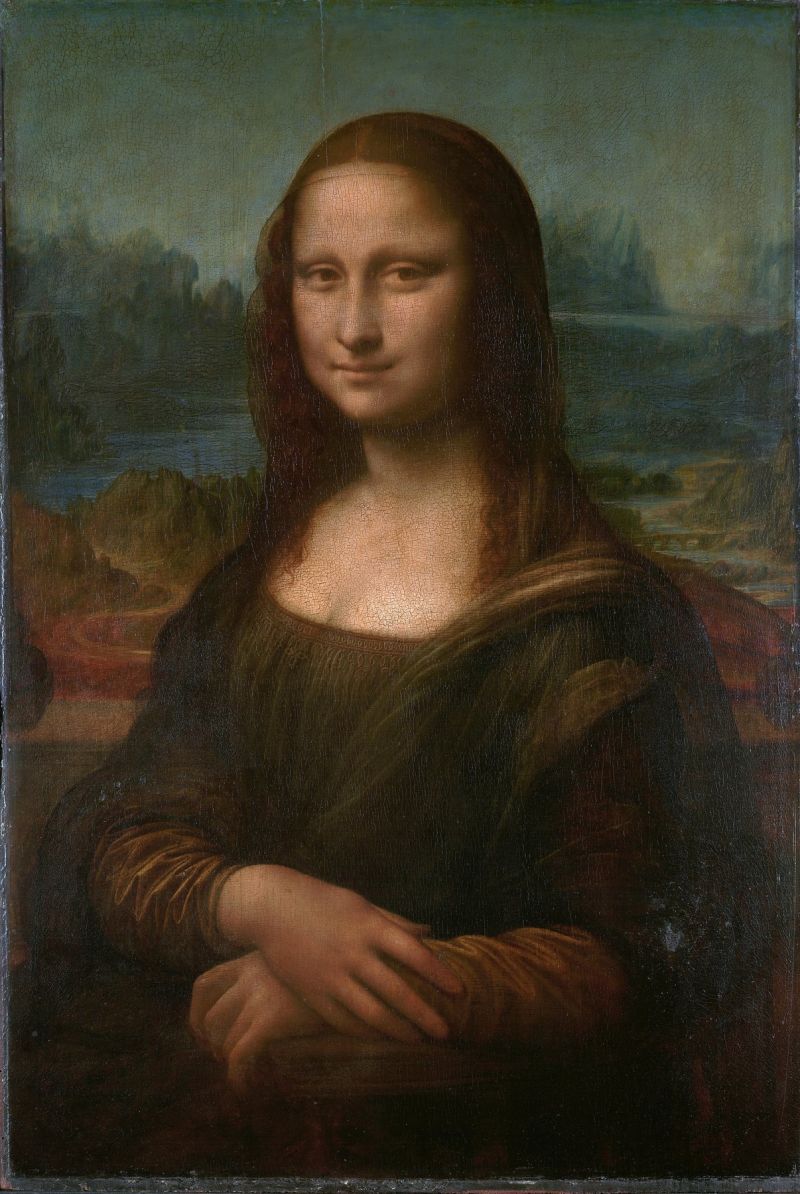 Peinture sur toile, reproduction de Leonardo Da Vinci Mona Lisa La Joconde Couleurs Naturelles qualité musée