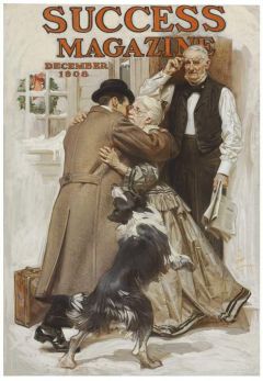 Leyendecker Joseph Christian Embracing Grandma 1908