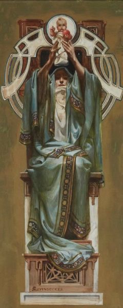 Leyendecker Joseph Christian Illustration For The Rosicrucian Order 1902