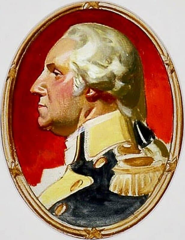 Peinture sur toile, reproduction de Leyendecker Joseph Christian Study For Washington In Profile 1939 qualité musée