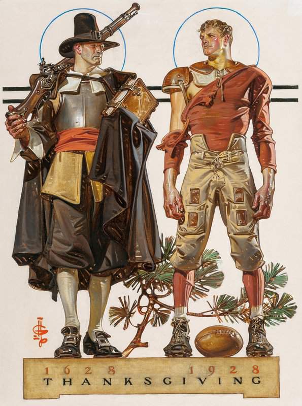 Peinture sur toile, reproduction de Leyendecker Joseph Christian The Saturday Evening Post Cover November 24 1928 qualité musée