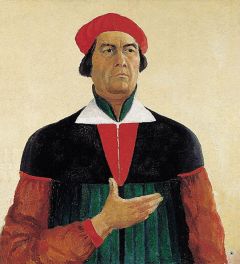 Malevich, Autoportrait 2