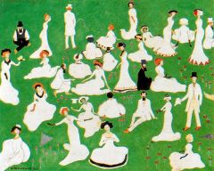 Malevich, Repos. Société en chapeaux hauts