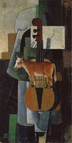 Malevich, Vache et violon