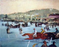 Manet, Course Au Bois De Boulogne