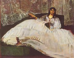 Manet, Dame avec un éventail