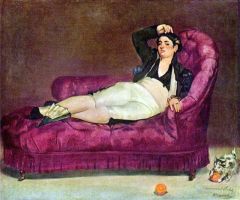 Manet, Jeune Femme Dans Une Robe Espagnole