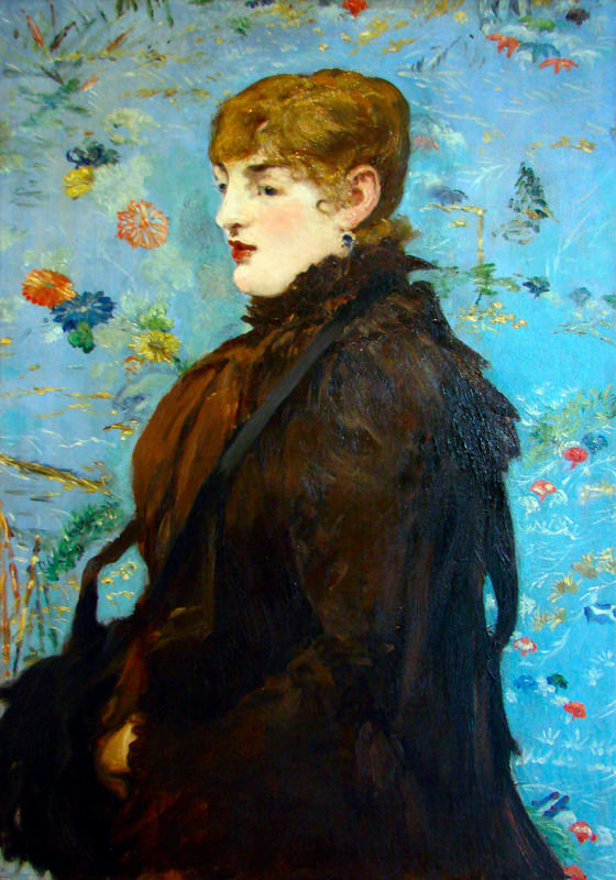 Peinture sur toile, reproduction de Manet, Automne, Méry Laurent qualité musée
