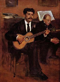 Manet, Le Guitariste Pagans And Monsieur Degas