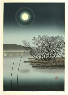 Miyamoto Shufu Moonlight On The Lake