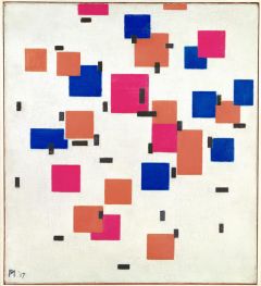 Mondrian, Composition En Couleur A