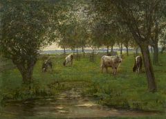 Mondrian, Vaches Dans Un Pré