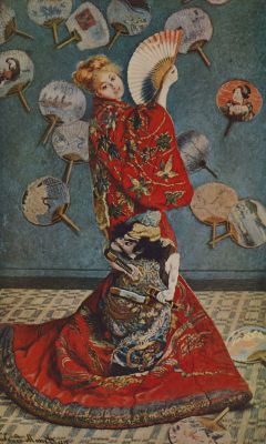 Monet Camille En Robe Japonaise