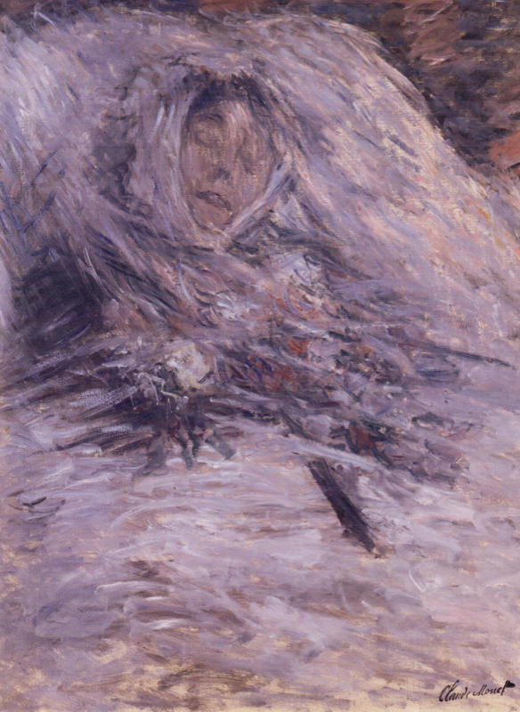 Peinture sur toile, reproduction de Monet Camille Monet Sur Son Lit De Mort qualité musée