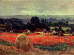 Monet Le Coquelicot Blumenfeld - La Grange