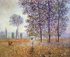 Monet Peupliers Au Soleil