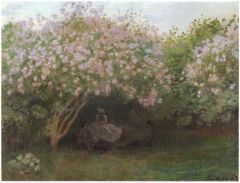Monet Repos Sous Les Lilas
