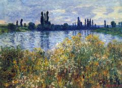 Monet Rive De La Seine A Vetheuil