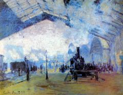 Monet Station Saint Lazare A Paris