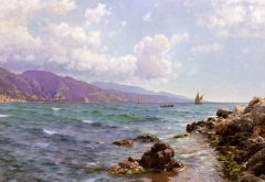 Monsted Peter Fishing Boats On The Water Cap Martin