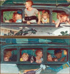 Norman Rockwell Going And Coming