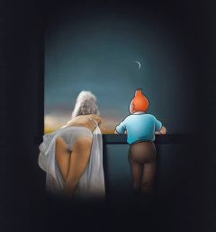 Ole Ahlberg Tintin - The Window
