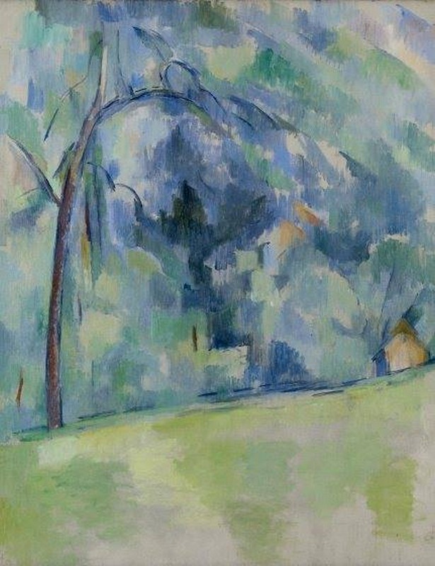Peinture sur toile, reproduction de Paul Cézanne, Le matin en Provence, c. 1900–06 qualité musée