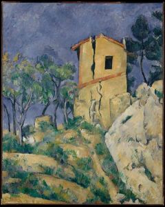 Paul Cezanne The House With The Cracked Walls 1892 94