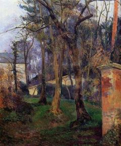 Paul Gauguin Abandoned Garden In Rouen- 1884