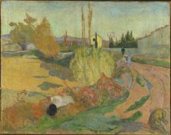 Paul Gauguin, Landscape from Arles, 1888