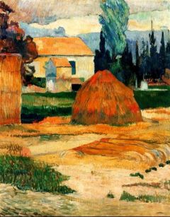 Paul Gauguin Landscape Near Arles 1888