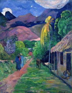 Paul Gauguin, Street in Tahiti, 1891