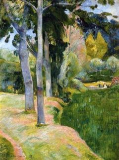 Paul Gauguin The Large Tree - 1889