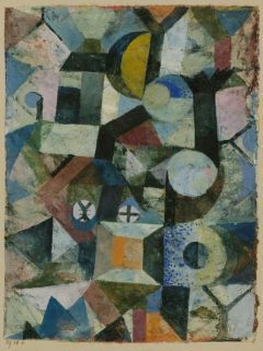 Paul Klee Composition With The Yellow Half-moon And The Y 1918